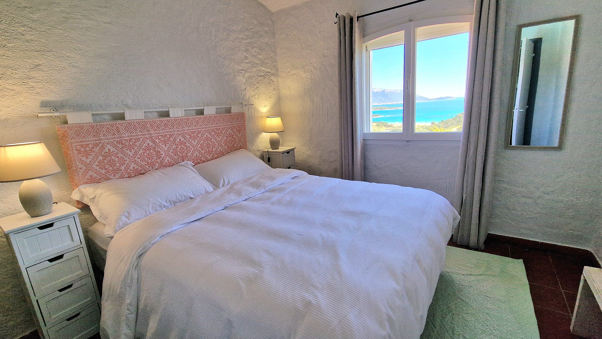 Schlafzimmer mit Meerblick