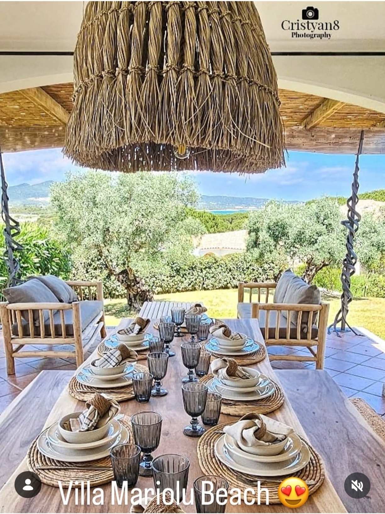 Villa Mariolu Beach Terrasse