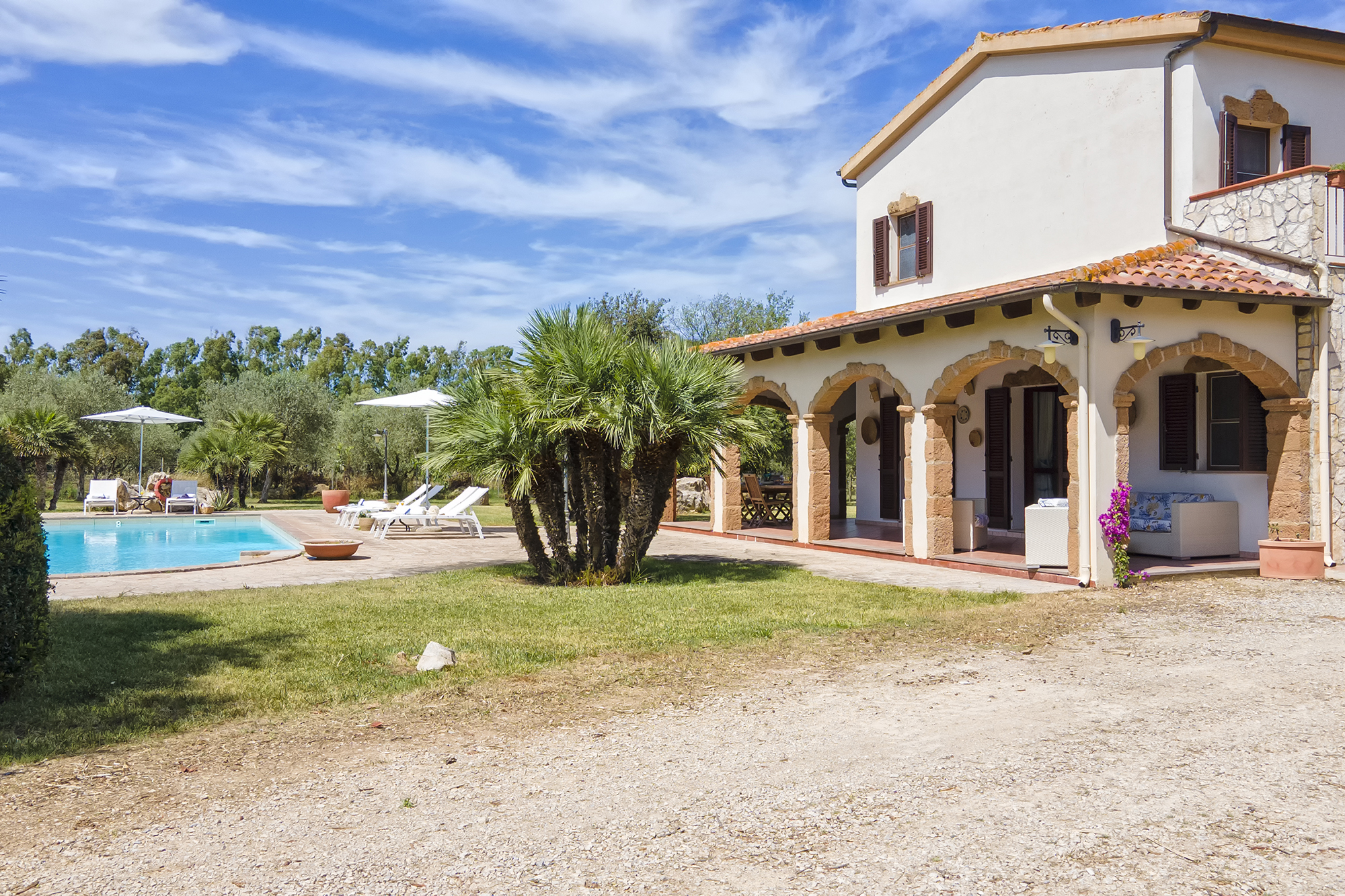 Villa L'Ulivo Pool Außenbereich